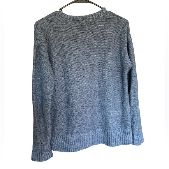 Vintage L.L. Bean Blue Women’s Sweater Linen Blend Size Reg Small - Picture 2 of 10